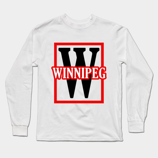 Winnipeg Long Sleeve T-Shirt by colorsplash